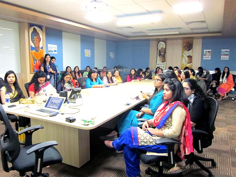 Session conducted for NIIT Technologies on Women's Day on Power Dressing and Personal Grooming