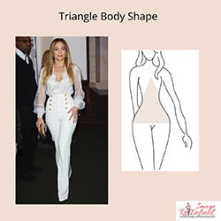 3) Triangle Body Shape