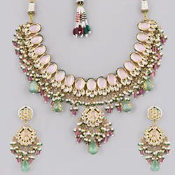 Beaded jhumkas