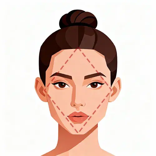 Diamond Face Shape