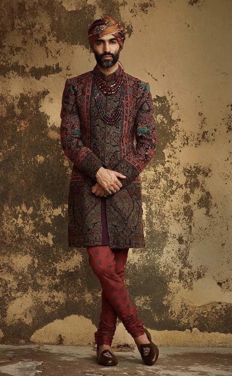 3) Pashmina Sherwani: