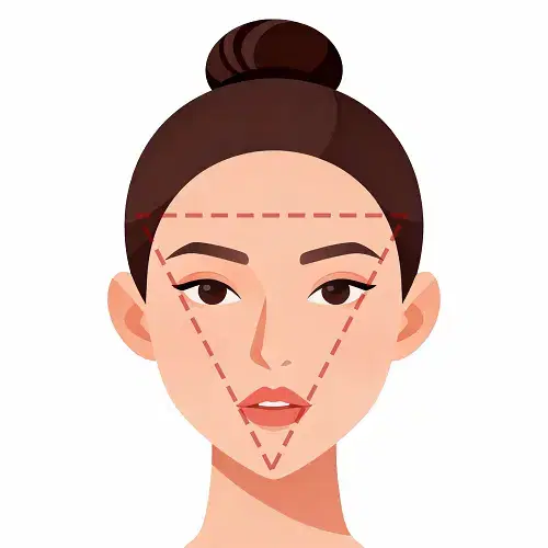 Heart Face Shape (Inverted Triangle)