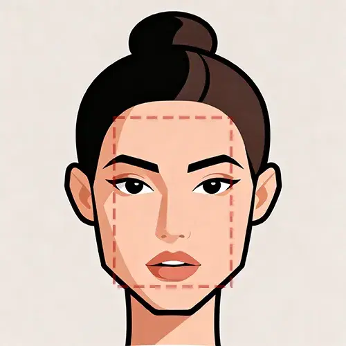 Rectangle/Oblong Face Shape