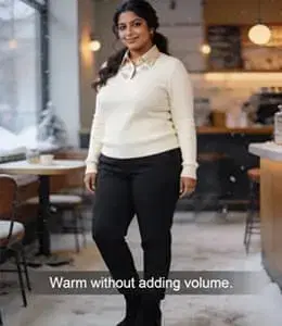 Trade Chunky Knits for Sleek Ones